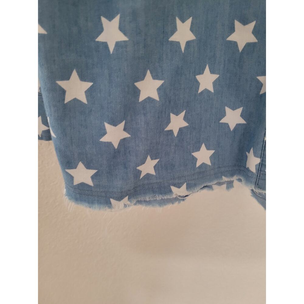 Impressions Stars Long Sleeve Button-Up - Women's‎ Large - 4th of July #8 - Picture 5 of 5